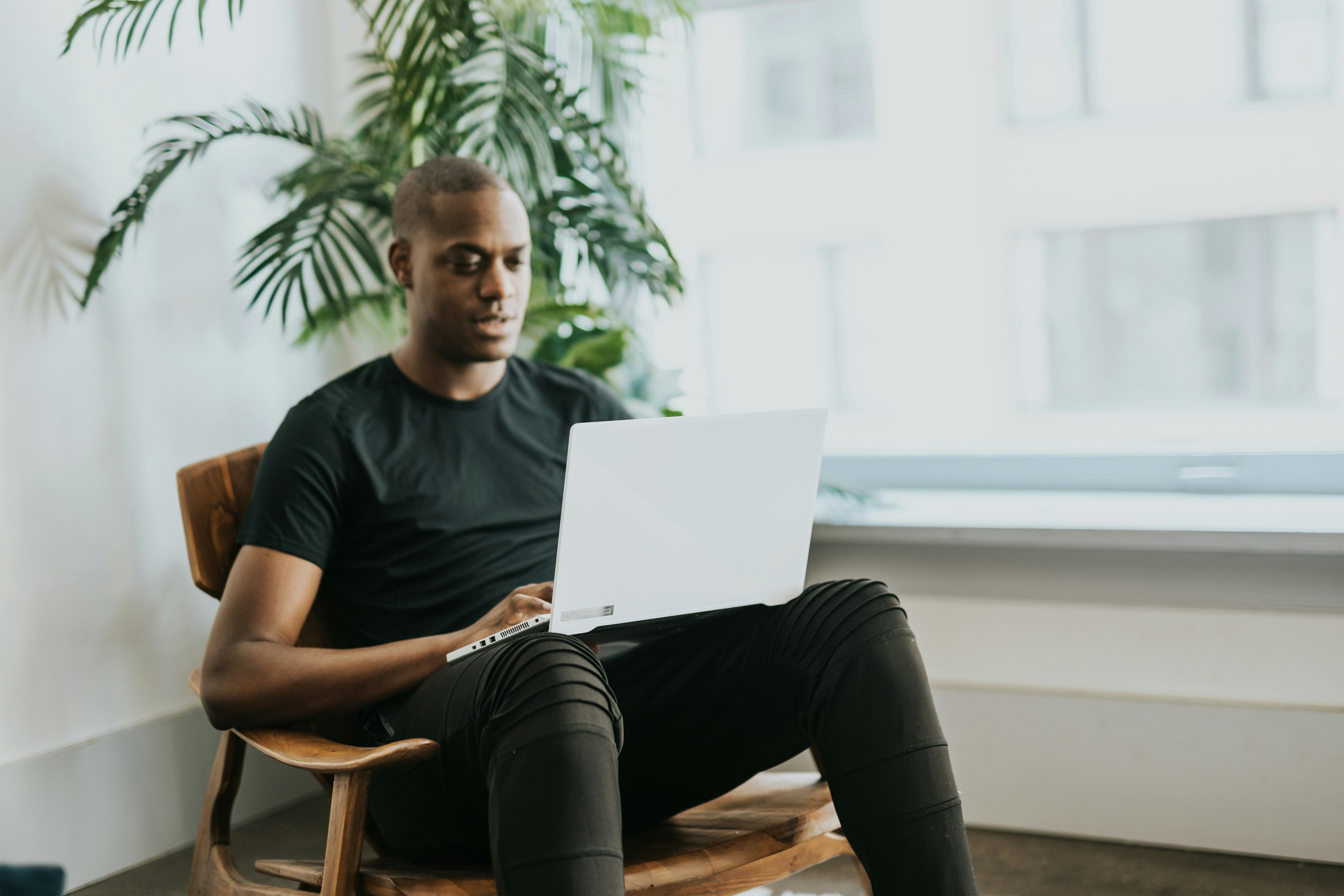 entrepreneur on laptop for business
