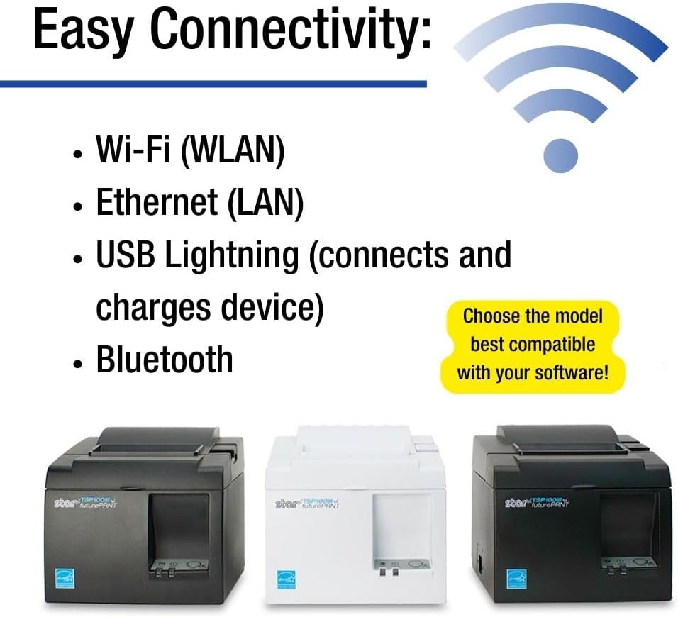 Connectivity for receipt printer, POS, point of sale