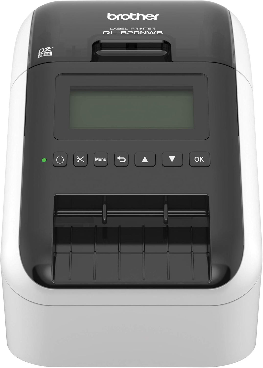 Brother Wireless Label Printer with Bluetooth and LCD top side