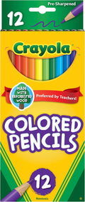Crayola Colored Pencils, Pre-Sharpened 12 Count front