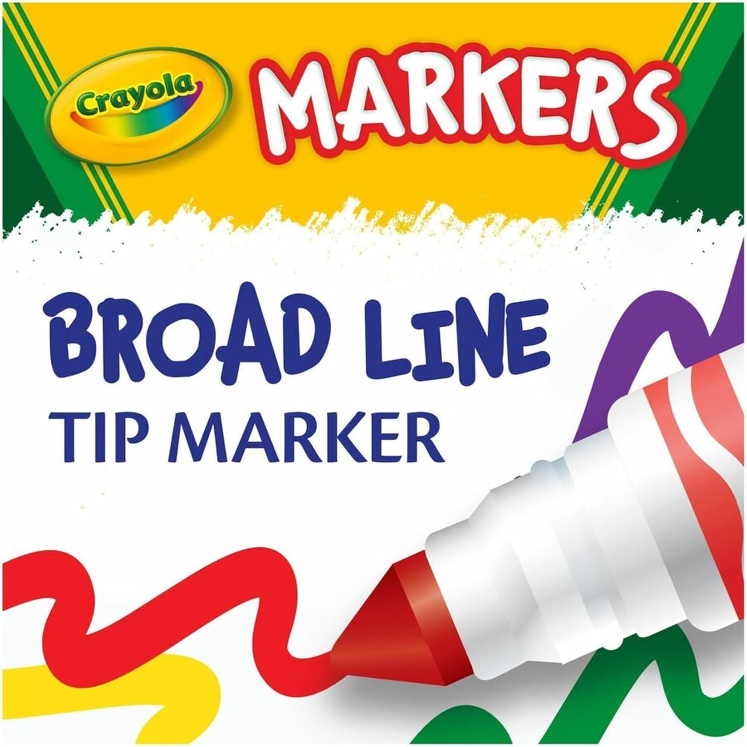 Crayola Markers, Classic Broad Line, 10 Count tip marker 