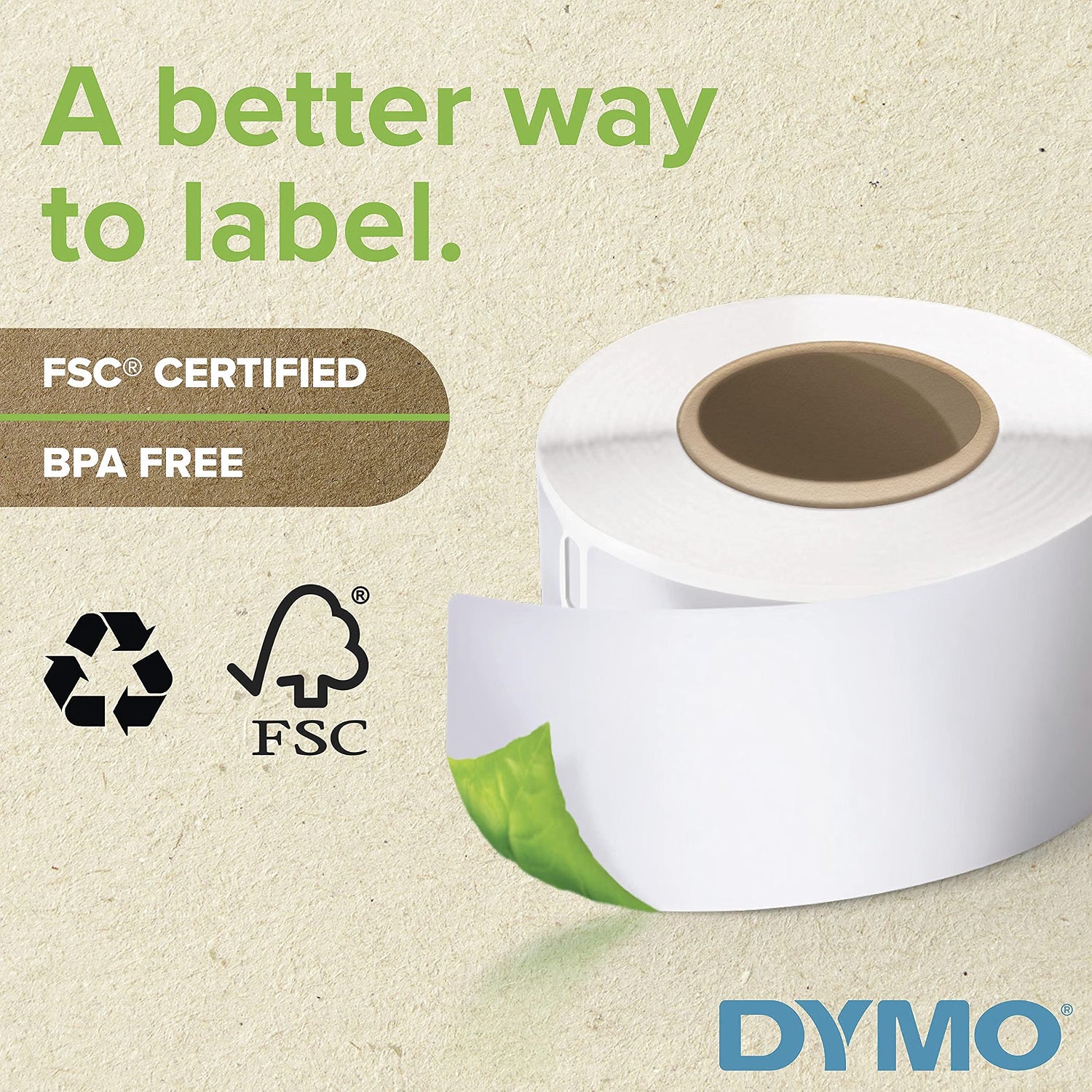 DYMO Multipurpose Printer Labels, 500 Count labels
